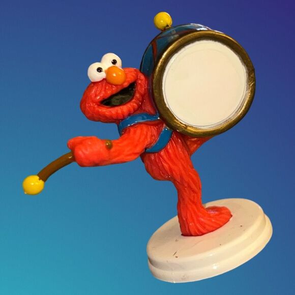 VTG Sesame Street Wilton Cake Toppers Figures Big Bird Zoe Elmo Cookie Band B18 - Picture 6 of 7